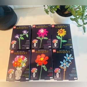 Flower Building Set Collection NEW